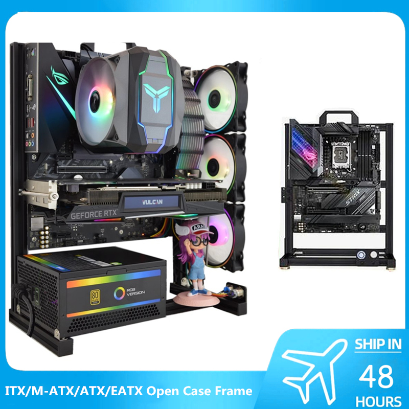 Gaming Console Tower - MOD ATX เปิด PC กรอบสําหรับ ITX