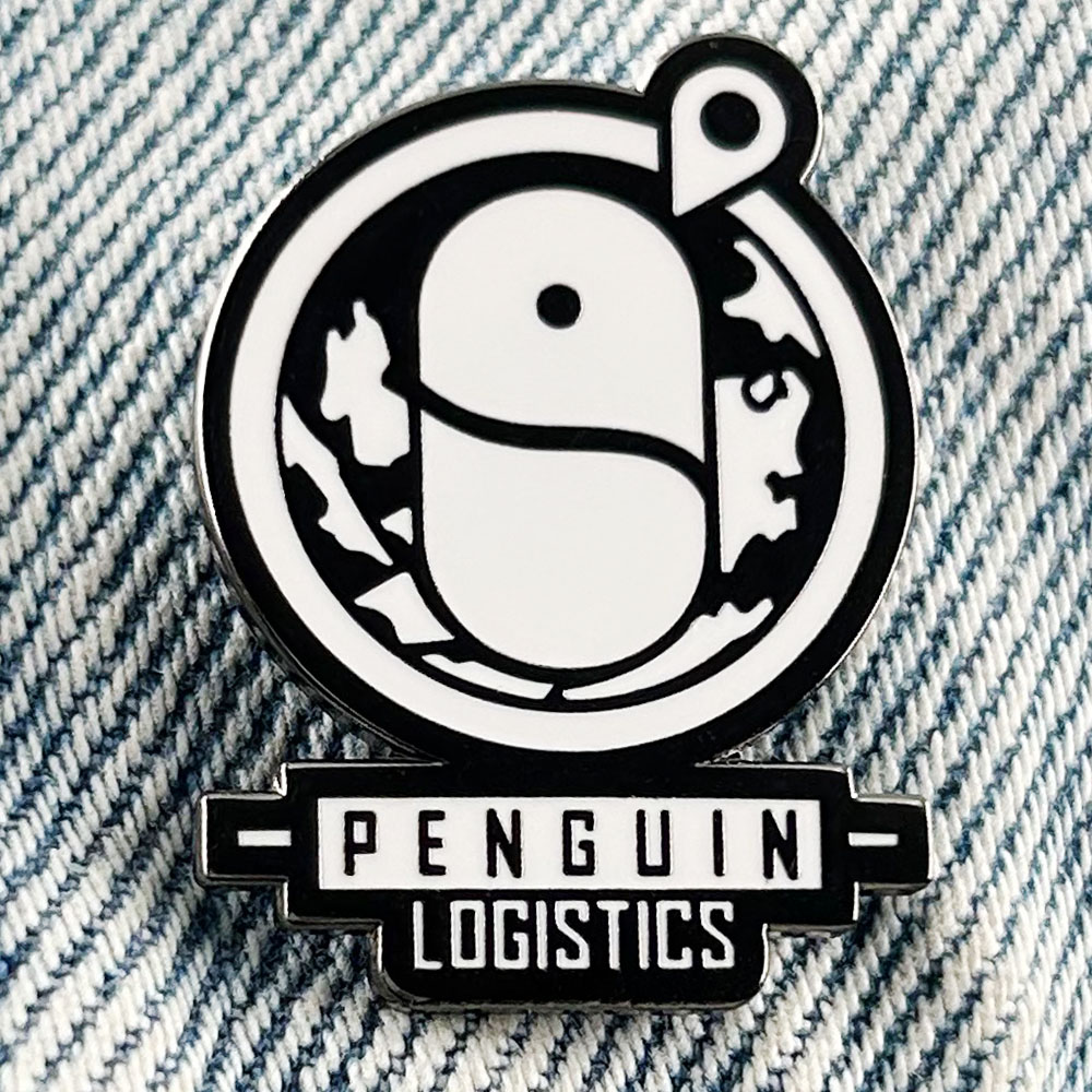 Gaming Console Tower - Arknights Penguin Logistics โลโก้ Lapel Pin