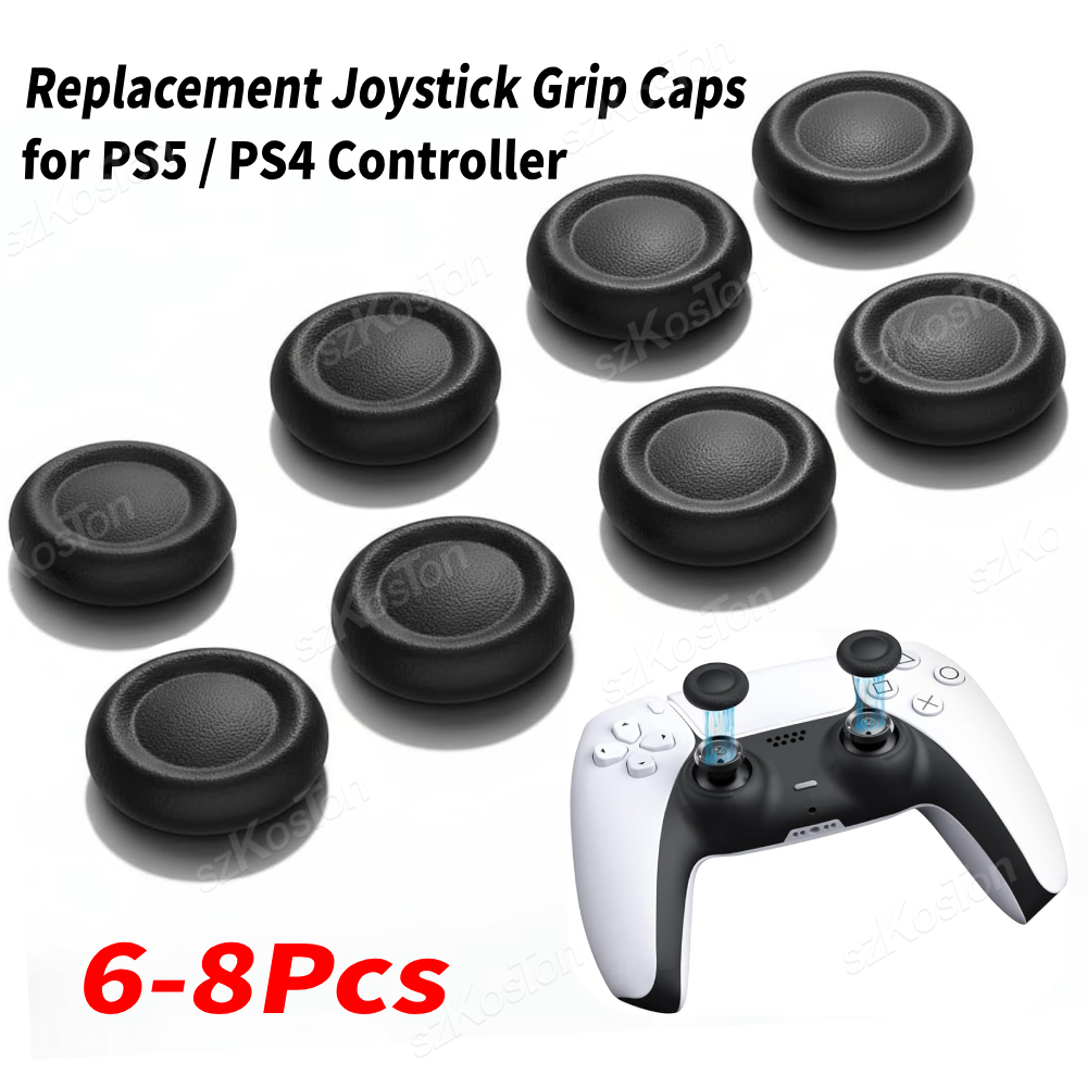 Ps5 Controller Cover - จอยสติ๊กสำรอง 6-8 ชิ้น สำหรับคอนโทรลเลอร์ PS5/PS4 ปุ่มกันลื่น