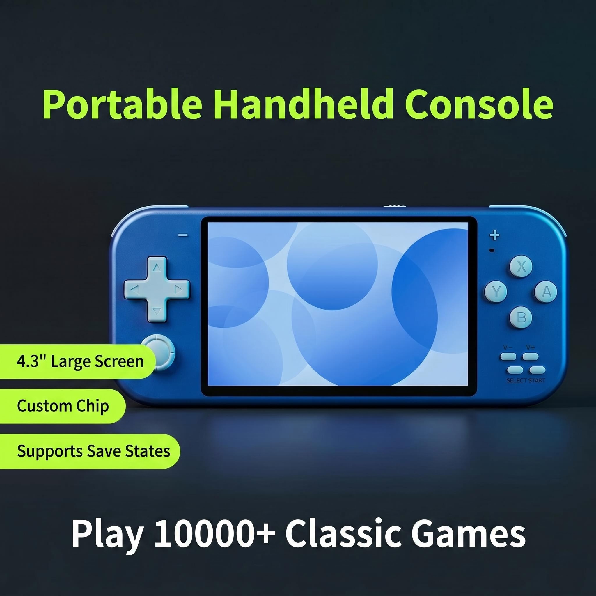 Gaming Console Minecraft - เครื่องเล่นเกมพกพา ระบบ Linux เครื่องเล่นเกมแบบพกพา คอนโซลเกมพกพา เครื่องเล่นเกมย้อนยุค