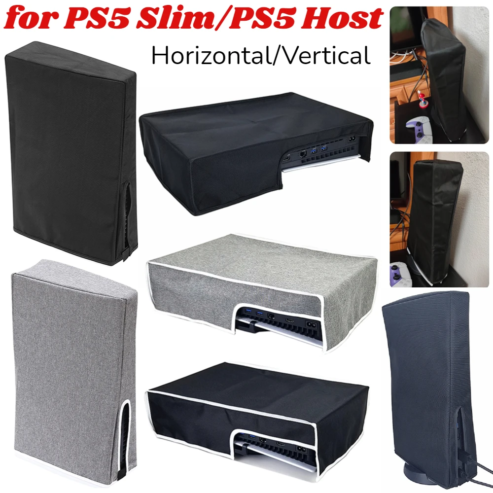 Sony Console Ps5 Slim - ฝาครอบกันฝุ่นสำหรับคอนโซลเกม PS5เคสป้องกันรอยขีดข่วนเคสป้องกันโฮสต์สำหรับอุปกรณ์เสริมเกมบาง PS5