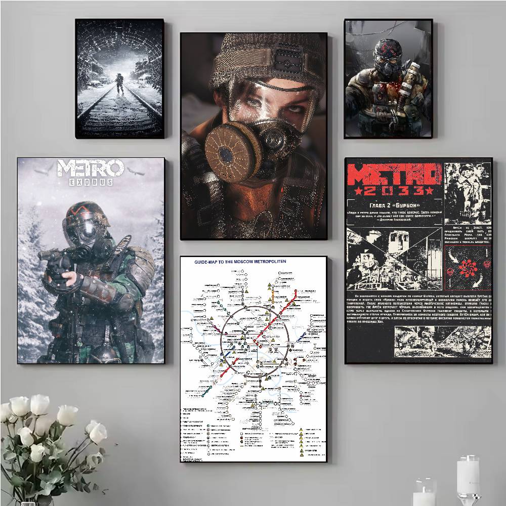 Gaming Console Room - โปสเตอร์เกม 4A Video Metro Exodus Series