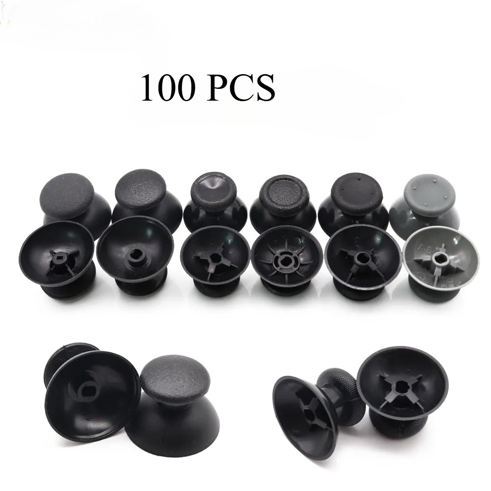 Ps5 Controller Cover - 100 ชิ้น โมดูลจอยสติ๊ก 3D แบบอนาล็อก พร้อมฝาครอบจอยสติ๊กทรงเห็ด