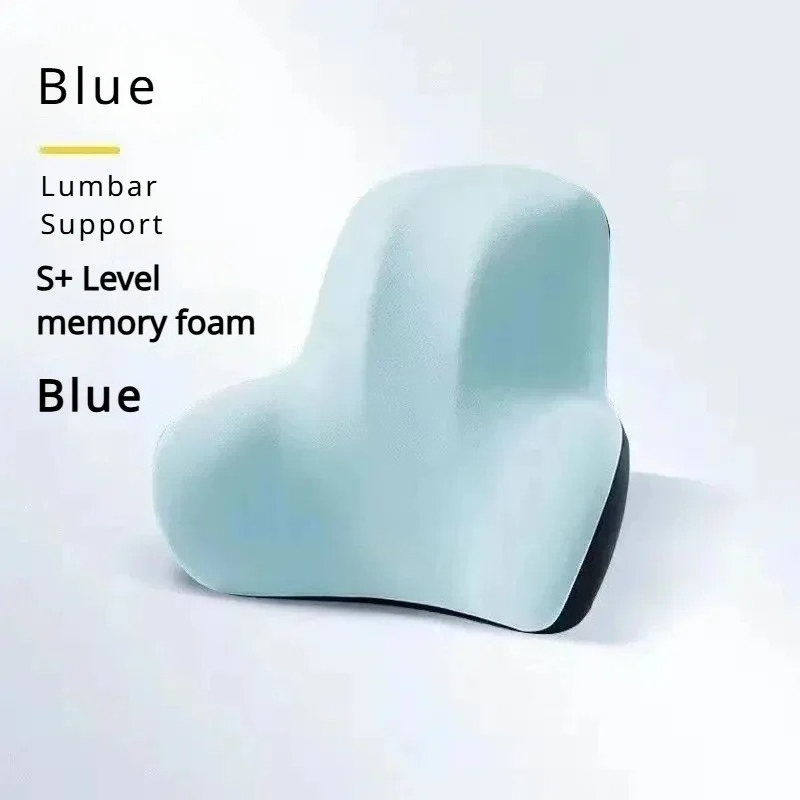 Gaming Chair Cushion - เบาะรองหลังเมมโมรี่โฟมแบบออร์โธปิดิกส์รุ่นปรับปรุงปี 2025 สำหรับเบาะรถยนต์ เก้าอี้สำนักงาน เก้าอี้เกมมิ่ง