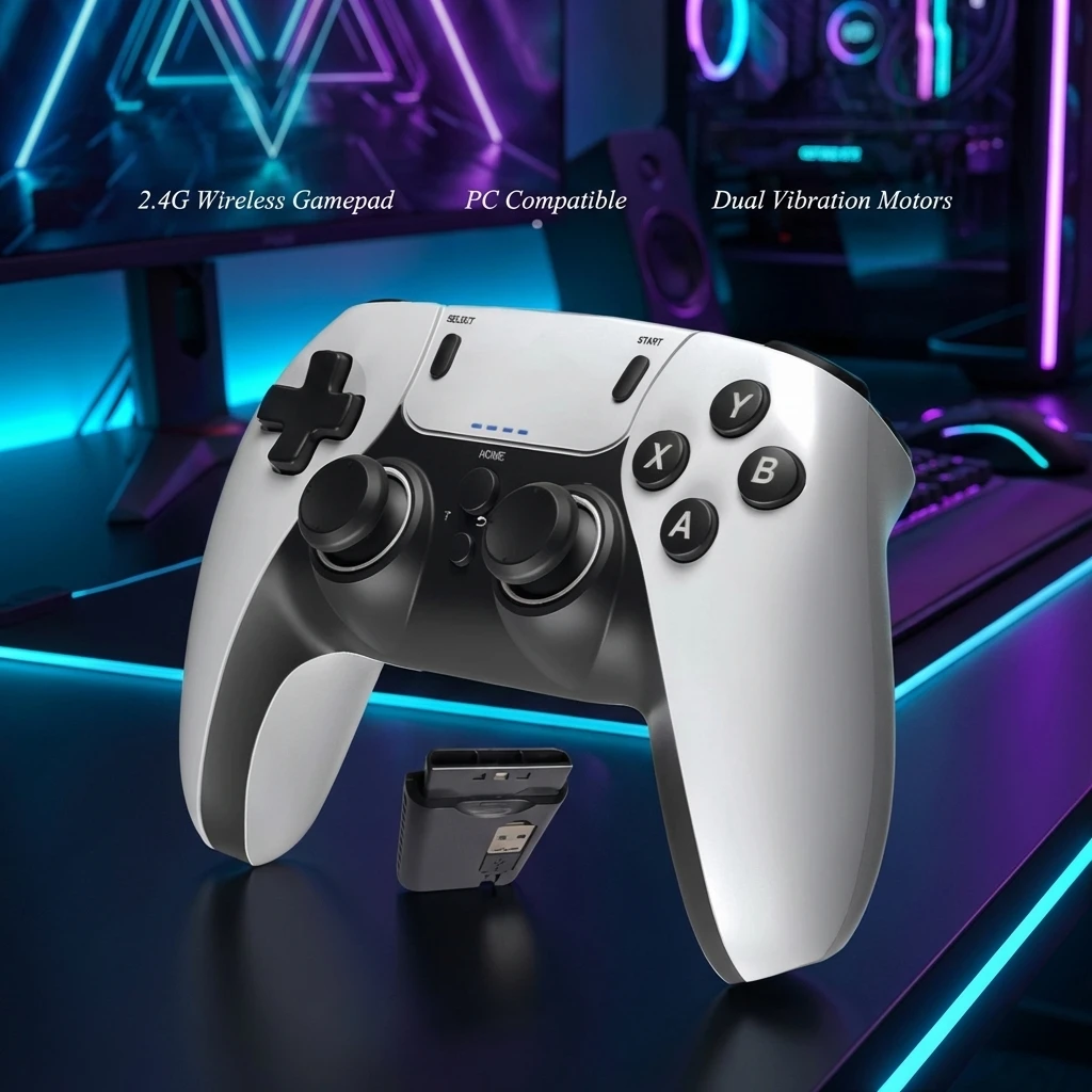 Gaming Console Android - คอนโทรลเลอร์เกมไร้สายแบบพกพา รองรับ PS1 PS2 PS3 PC