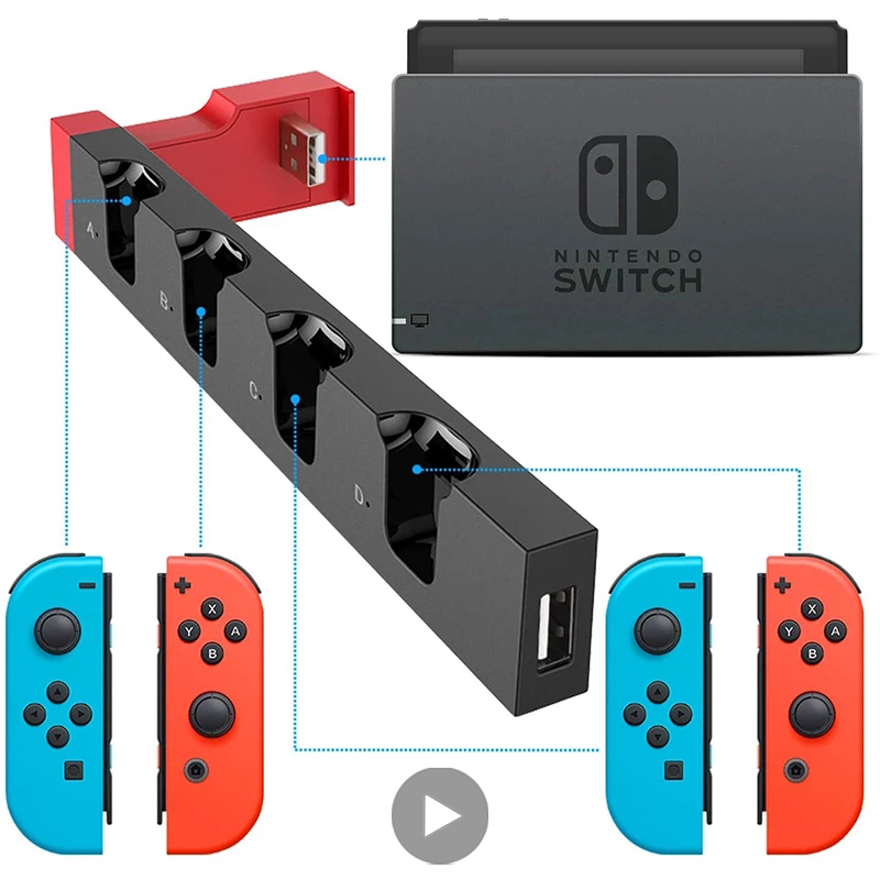Gaming Console Tower - แท่นชาร์จสำหรับ Nintendo Switch และ Oled Nitendo