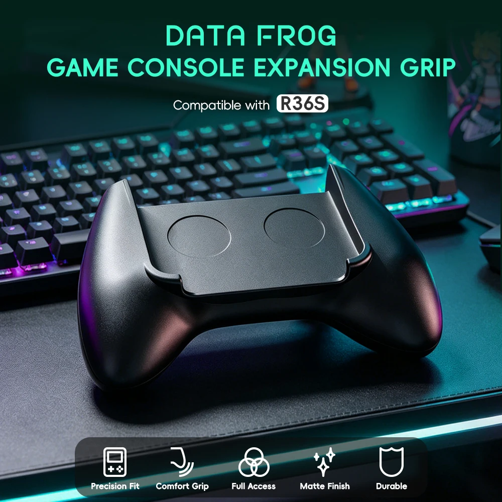 Gaming Console Handle - ด้าต้า ฟร็อก R36S เกมกริป ที่จับแบบ Ergonomic