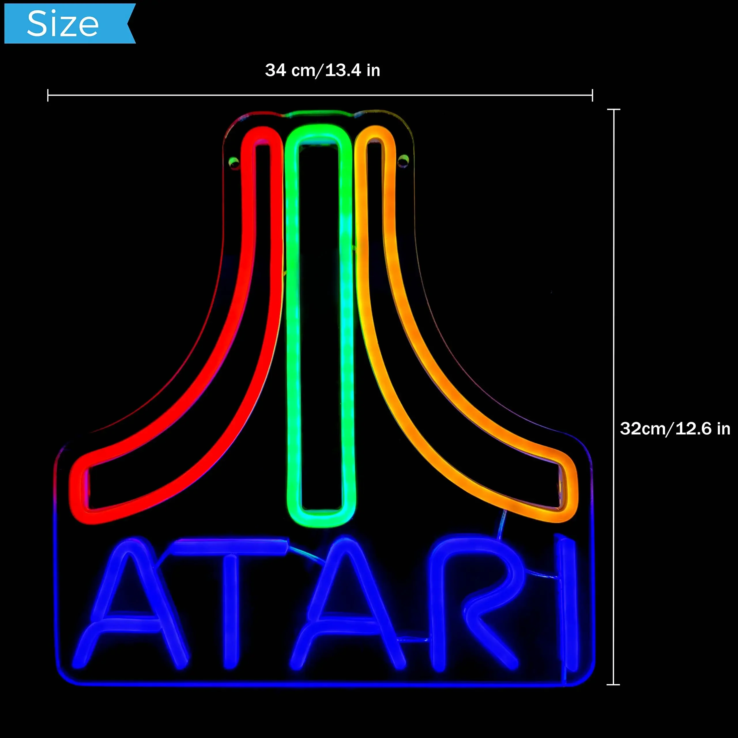 Gaming Console Tower - เกม LED Sign Neon Light เกมตกแต่งห้องเกมคอนโซลเกม