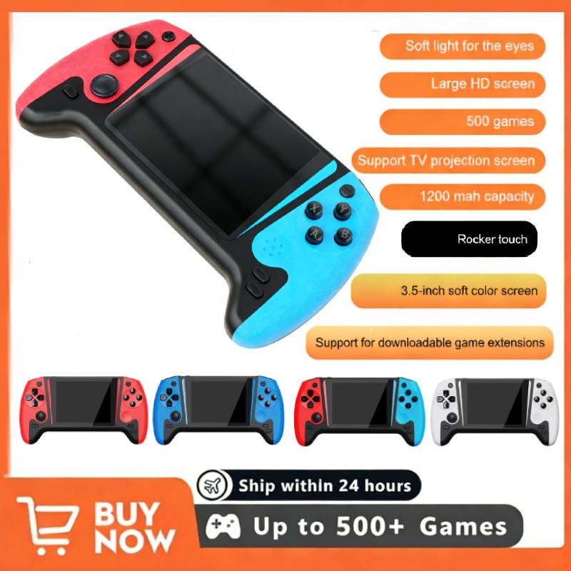 Gaming Console Under 500 - คอนโซลวิดีโอเกมพกพาแบบย้อนยุค ระบบ Linux หน้าจอ LCD ขนาด