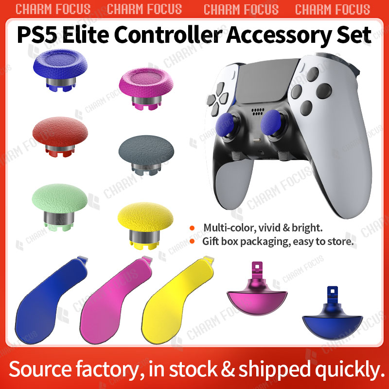 Ps5 Controller Cover - 10-in-1 พลาสติก Thumbstick จอยสติ๊กสําหรับ PS5 Edge