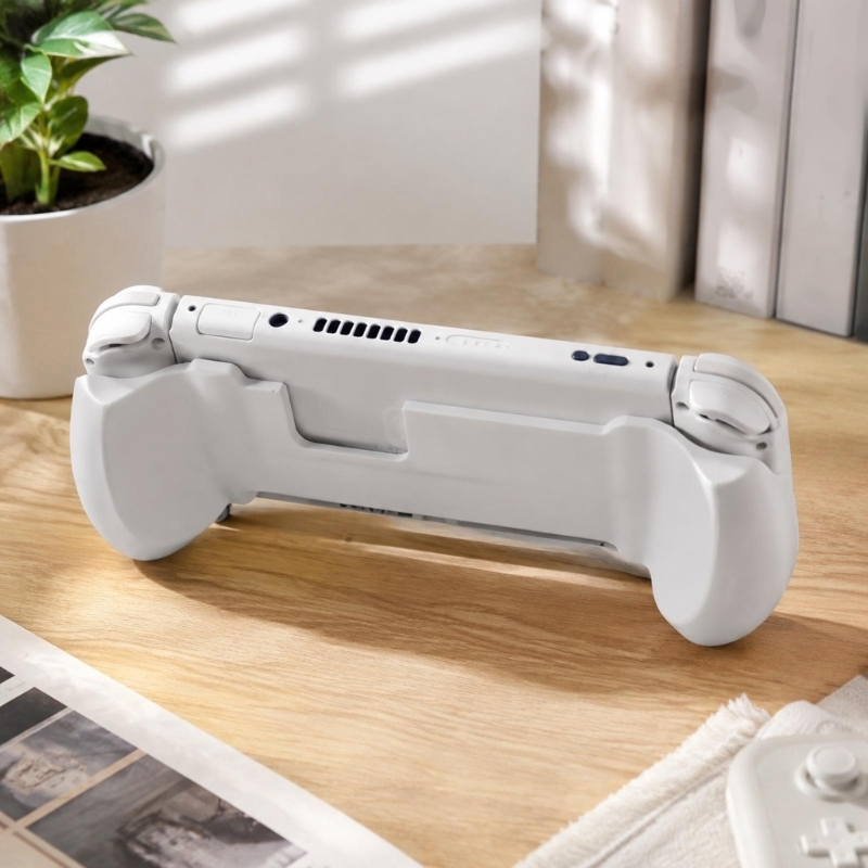 Gaming Console Handle - อุปกรณ์เสริมด้ามจับเกมคอนโซลแบบใช้มือถือ,ที่จับด้านข้างพร้อมสะพานกลาง,ถือที่มั่นคงสำหรับคอนโซลเกมพกพาขนาดเล็กเล่น H8WD