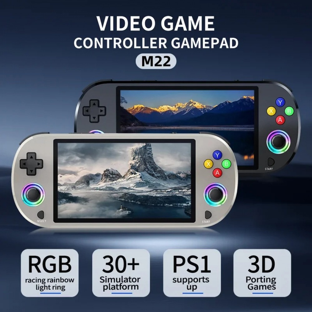Gaming Console Under 500 - เครื่องเล่นเกมพกพา M22 Pro Retro หน้าจอ 5.0