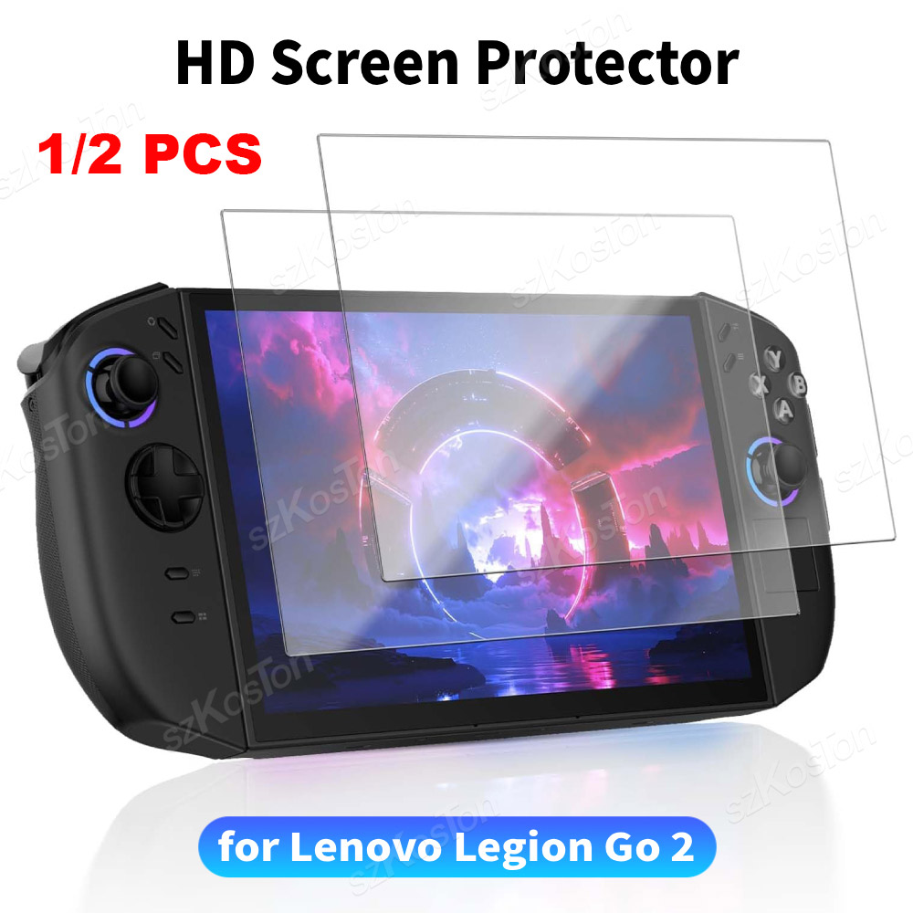Gaming Console Lenovo Legion Go - 1/2PCS 9H ความแข็งกระจกนิรภัยป้องกันหน้าจอสำหรับเลอโนโว Legion Go 2