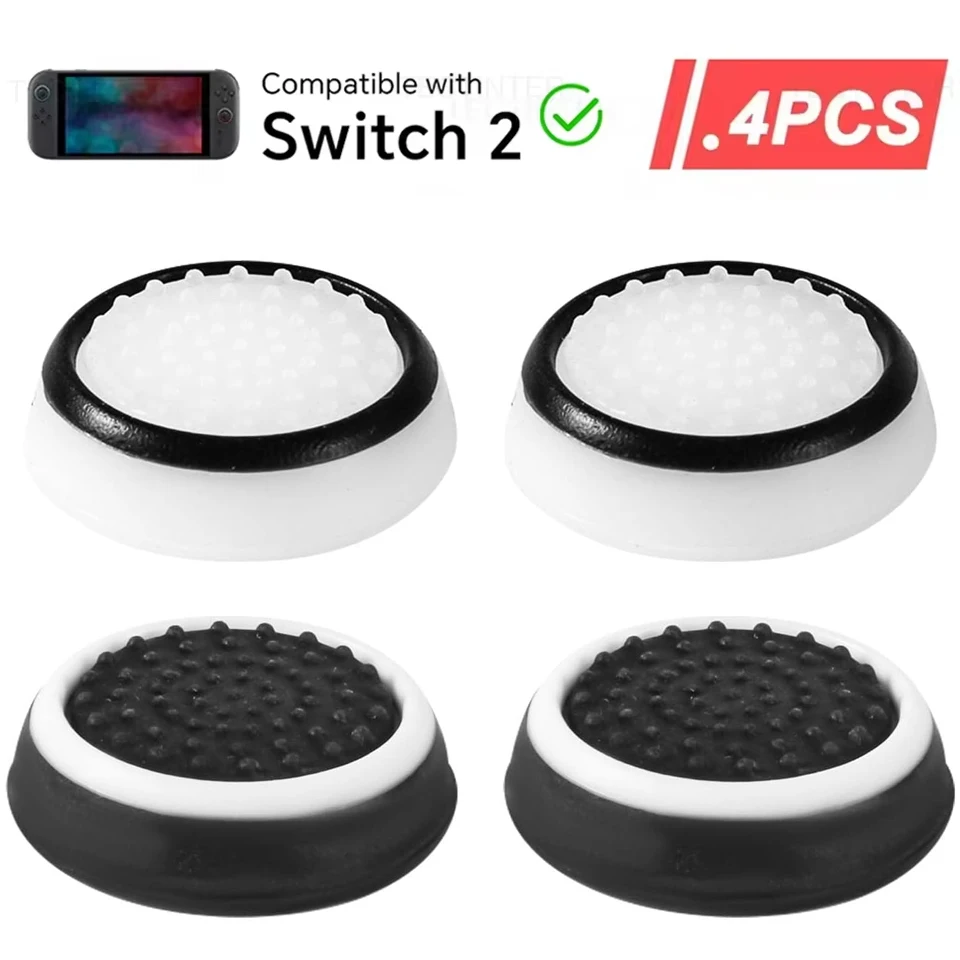 Gaming Console Steam Deck - 2/4Pcs ซิลิโคน Thumbstick จอยสติ๊ก Grip Caps