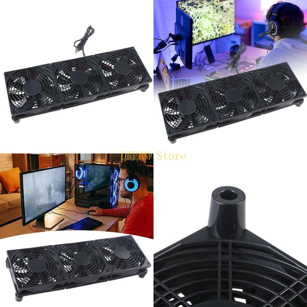 Gaming Console Sale - พัดลม USB แบริ่งน้ำมันขนาด 120 มม. สามตัว