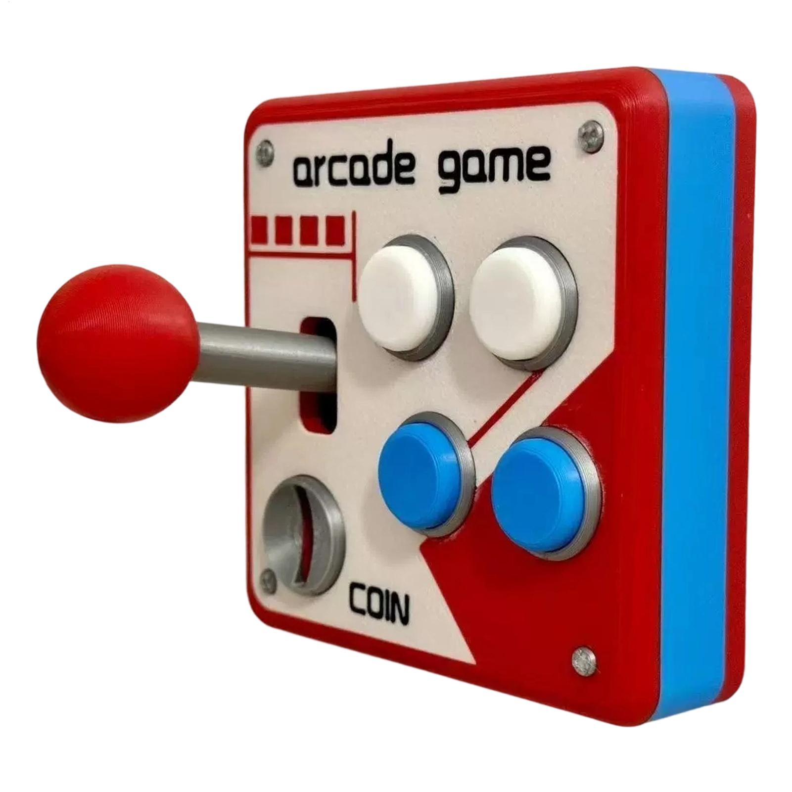 Gaming Console Room - ฝาครอบสวิตช์ไฟเกมอาร์เคดสไตล์เรโทรสุดสร้างสรรค์ ตกแต่งห้องเกมเมอร์สไตล์เรโทร แผ่นสวิตช์ติดผนังลายจอยสติ๊ก ตกแต่งบ้าน