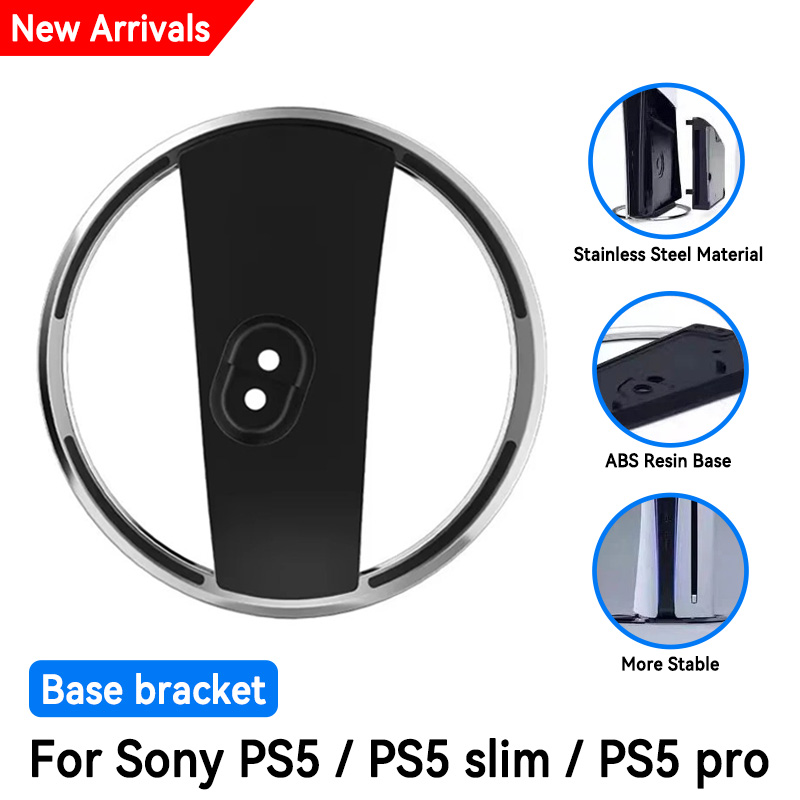 Sony Console Ps5 Slim - ใหม่ขาตั้งโลหะคอนโซลพร้อมสกรูสําหรับ PS5 Slim/PS5 PRO แนวตั้งจัดเก็บอุปกรณ์เสริมสําหรับเล่นเกม