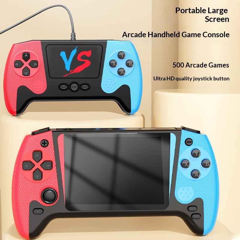 Gaming Console Under 500 - เครื่องเล่นเกมพกพา New Cross-BorderQ21 รุ่นคลาสสิคย้อนยุค หน้าจอใหญ่ พกพาสะดวก