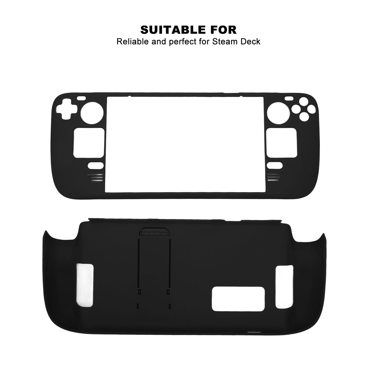 Gaming Console Steam Deck - Universal Kickstand กรณีแฮนด์ฟรีป้องกันลายนิ้วมือป้องกันสําหรับ Steam Deck Gaming