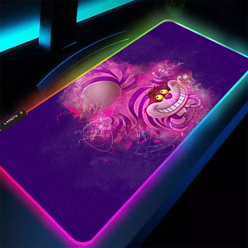 Gaming Console Room - แผ่นรองเมาส์ขนาดใหญ่ RGB A-Alices in Wonderland สำหรับแล็ปท็อป