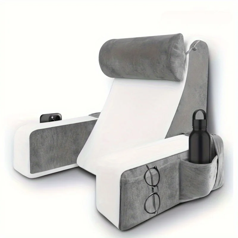 Gaming Chair Cushion - หมอนรองอ่านหนังสือเมมโมรี่โฟมสำหรับเตียง ขนาดใหญ่พิเศษ หมอนรองแขน หมอนพักผ่อนสำหรับอ่านหนังสือ ดูทีวี เล่นเกมส์