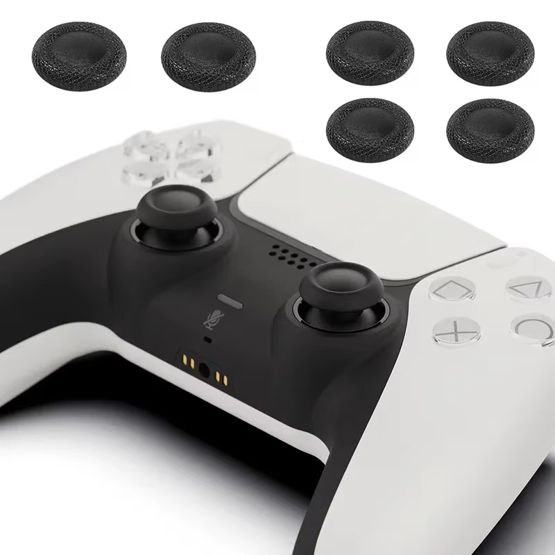 Ps5 Controller Cover - 2-6 ชิ้น ฝาครอบจอยสติ๊กกันลื่นสำหรับคอนโทรลเลอร์ PS5/PS4 ซิลิโคนนุ่ม ปลอกจอยสติ๊ก