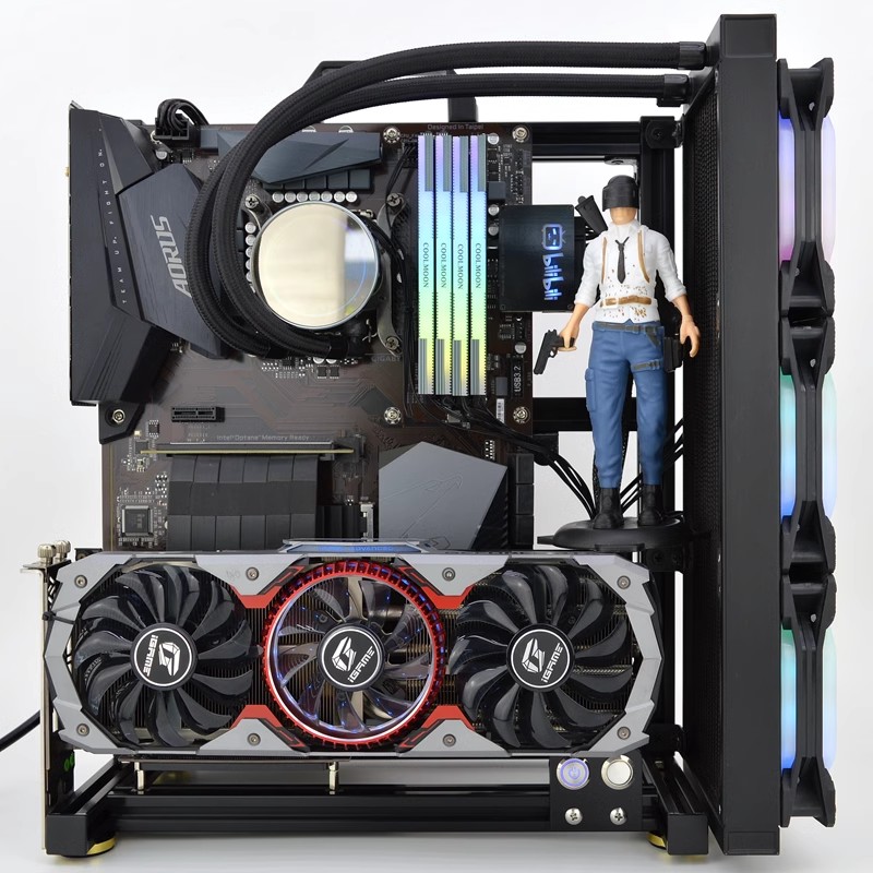 MOD ATX เปิด PC กรอบสําหรับ IT - Gaming Console Tower บทวิจารณ์และราคา