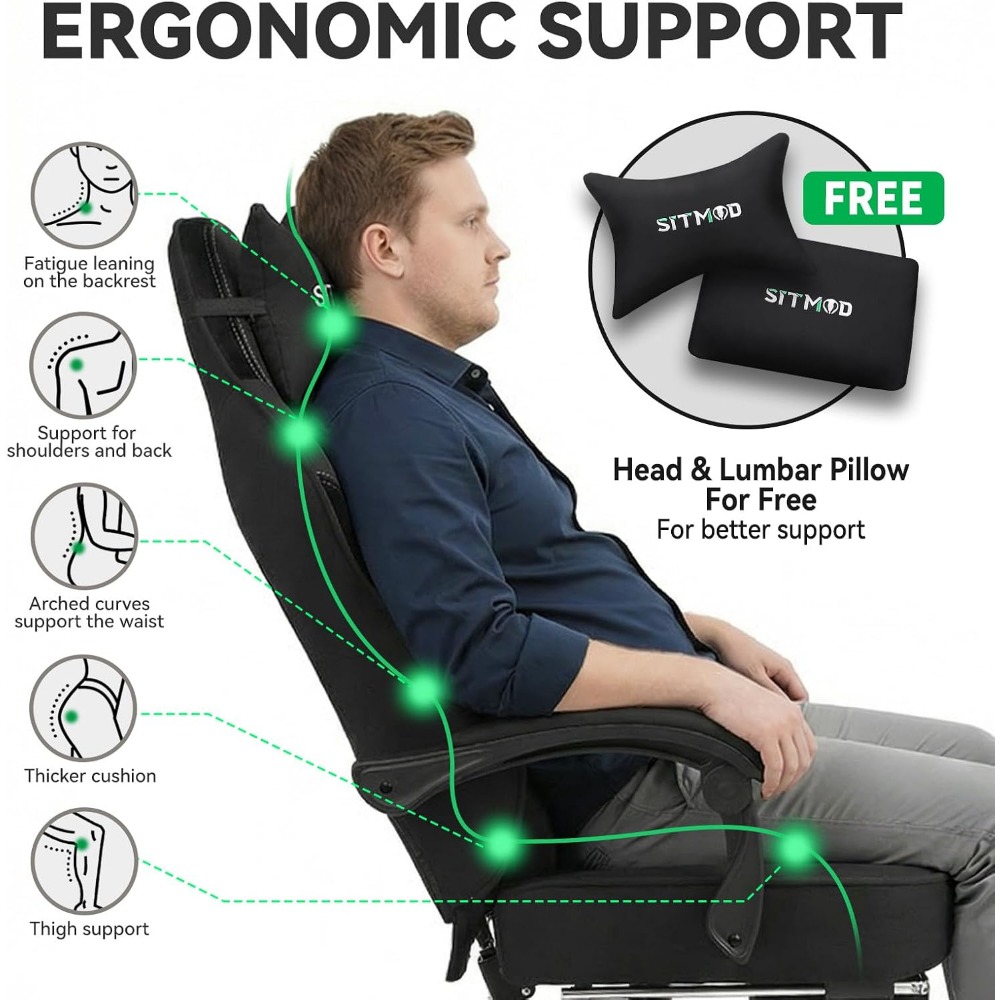 เก้าอี้เกมมิ่งตามหลักสรีรศาสตร - Gaming Chair Cushion บทวิจารณ์และราคา