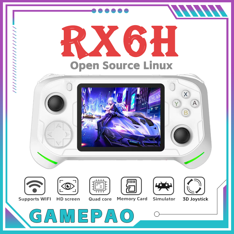 โอเพ่นซอร์ส RX6H เรโทรคอนโซลวิ - Gaming Console Android บทวิจารณ์และราคา