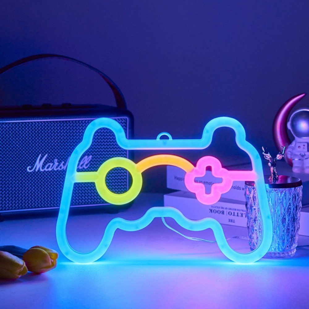 ไฟนีออน LED รูปจอยเกมส์ 1 ชิ้น - Gaming Console Room บทวิจารณ์และราคา
