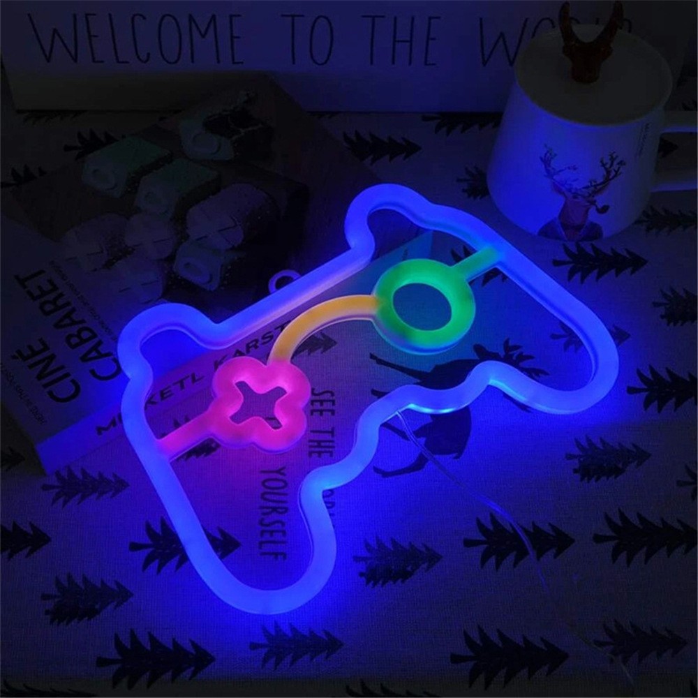 ไฟนีออน LED รูปจอยเกมส์ 1 ชิ้น - Gaming Console Room บทวิจารณ์และราคา