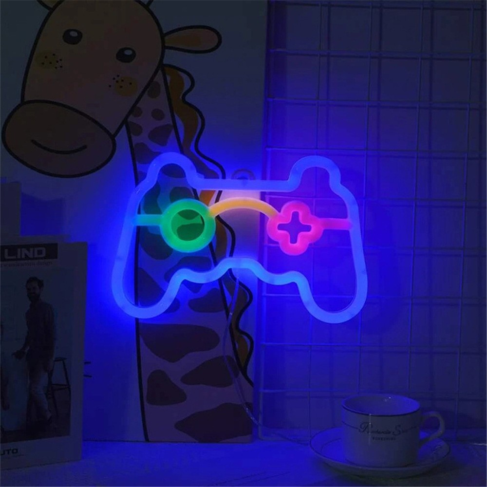 ไฟนีออน LED รูปจอยเกมส์ 1 ชิ้น - Gaming Console Room บทวิจารณ์และราคา