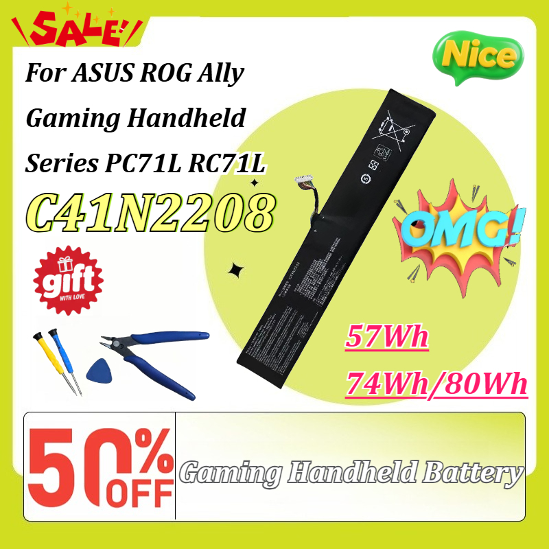 ใหม่ C41N2208 57Wh/74Wh/80Wh แ - Gaming Console Asus Rog บทวิจารณ์และราคา