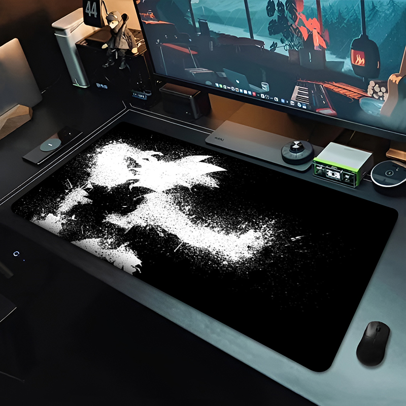 แผ่นรองเมาส์อนิเมะ DBZ สีดำ ลา - Gaming Console Room บทวิจารณ์และราคา