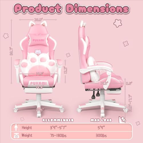 เก้าอี้เกมมิ่งสีชมพู น่ารัก พร - Gaming Chair Cushion บทวิจารณ์และราคา