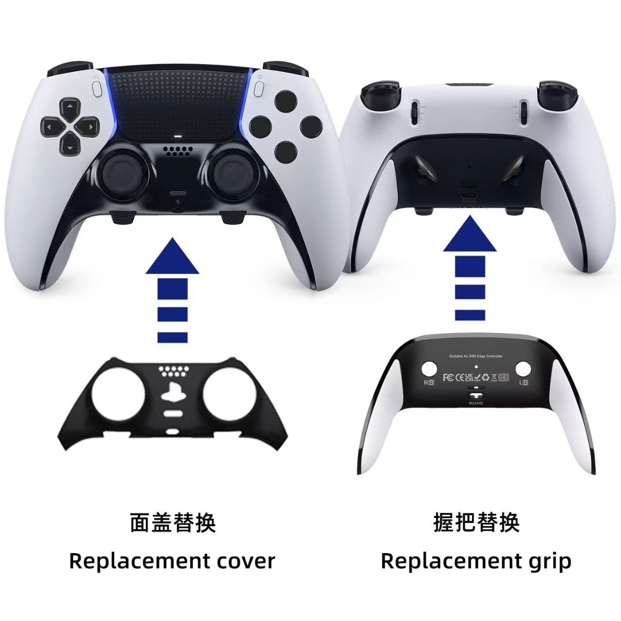 เคสฝาครอบด้านหน้าและด้านหลังสำ - Sony Controller Dualsense Edge บทวิจารณ์และราคา