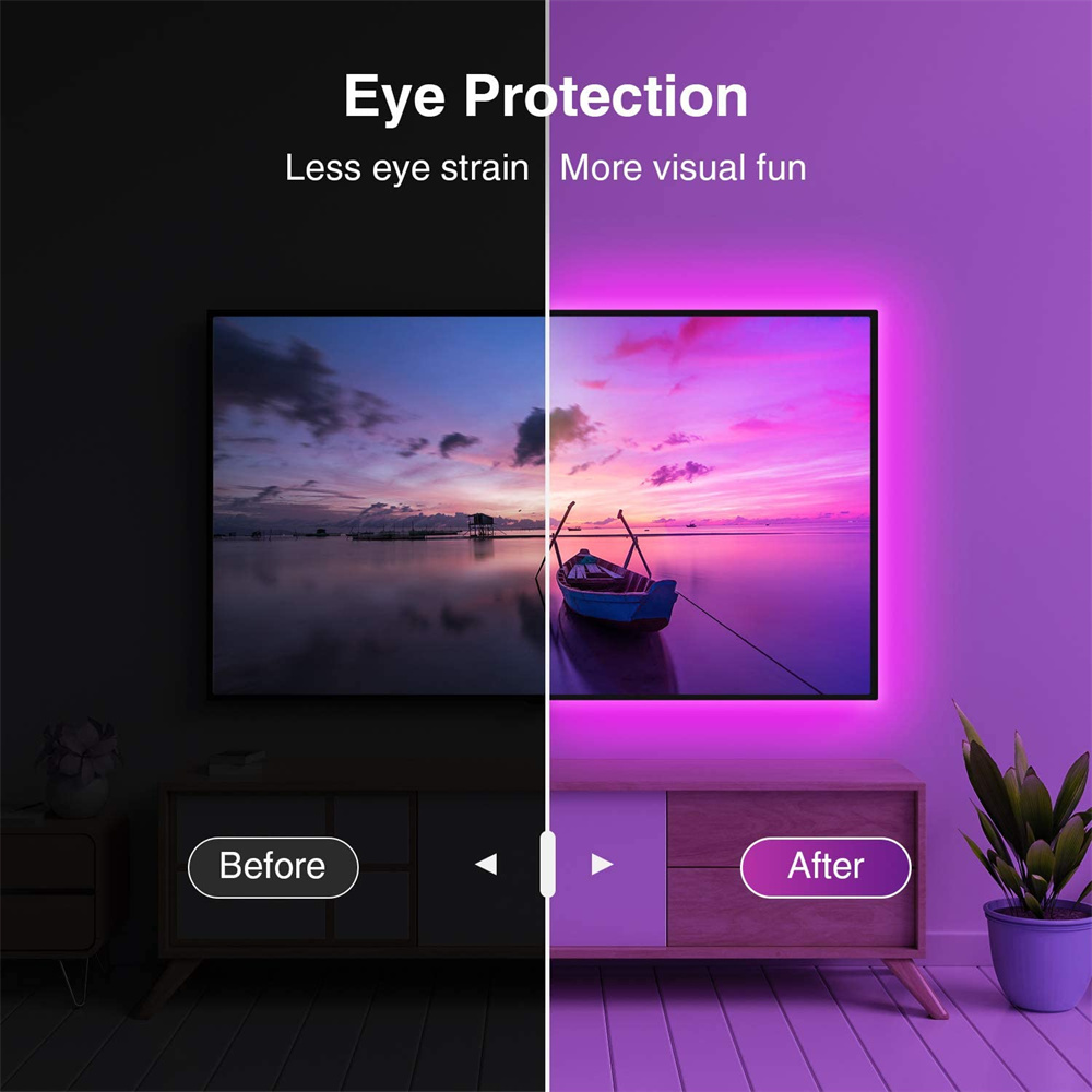 ไฟแบ็คไลท์ทีวี LED RGB5050 พร้ - Gaming Console Room บทวิจารณ์และราคา