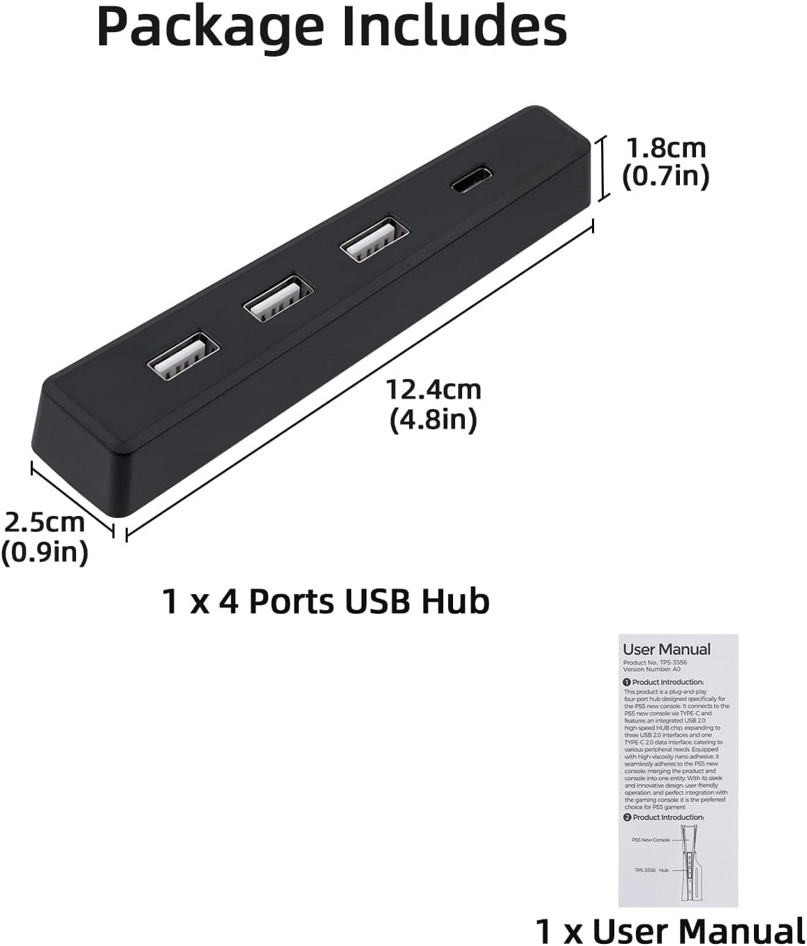 ฮับ USB 4พอร์ตสำหรับ PS5แผ่นดิ - Sony Console Ps5 Slim บทวิจารณ์และราคา