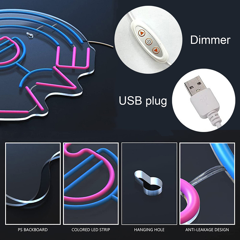 อาเขตNeon Sign LEDเกมห้องจับNe - Gaming Console Handle บทวิจารณ์และราคา