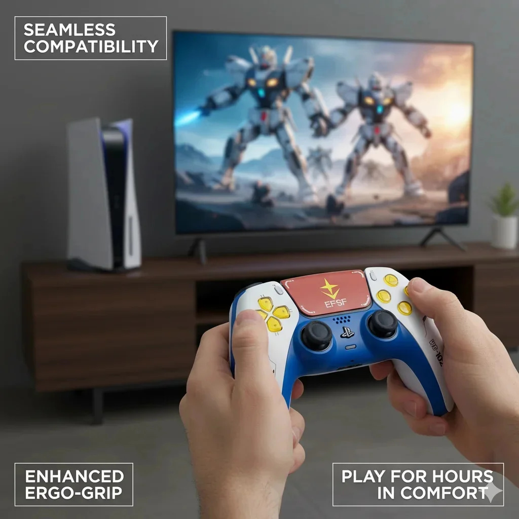 เคสเปลี่ยนสำหรับจอย PS5 ลายเมค - Ps5 Controller Cover บทวิจารณ์และราคา