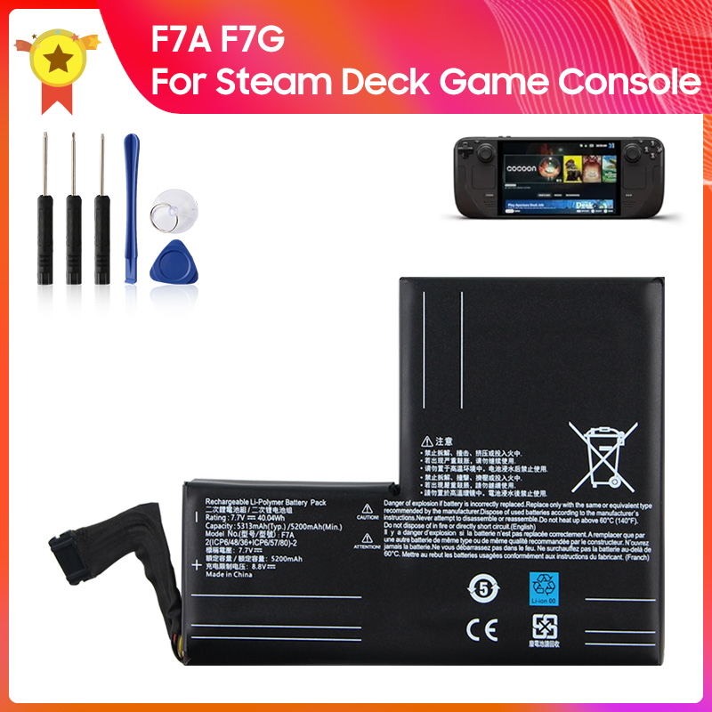 แบตเตอรี่ F7A F7G สำหรับเครื่อ - Gaming Console Steam Deck บทวิจารณ์และราคา