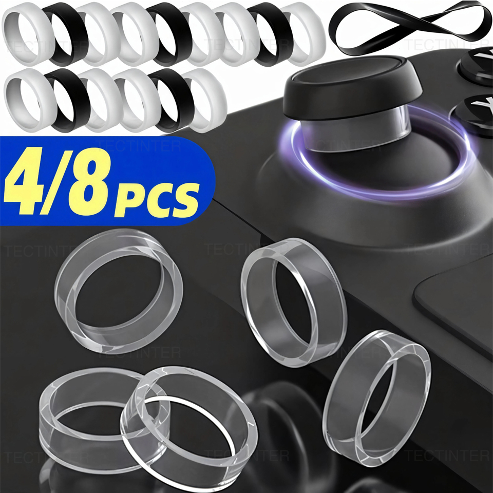 4/8 ชิ้น วงแหวนยางป้องกันจอยสต - Gaming Console Steam Deck บทวิจารณ์และราคา