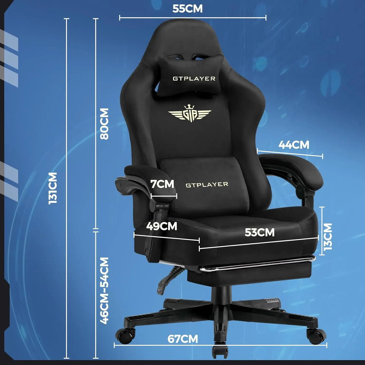 เก้าอี้เกมมิ่งขนาดใหญ่พิเศษพร้ - Gaming Chair Cushion บทวิจารณ์และราคา