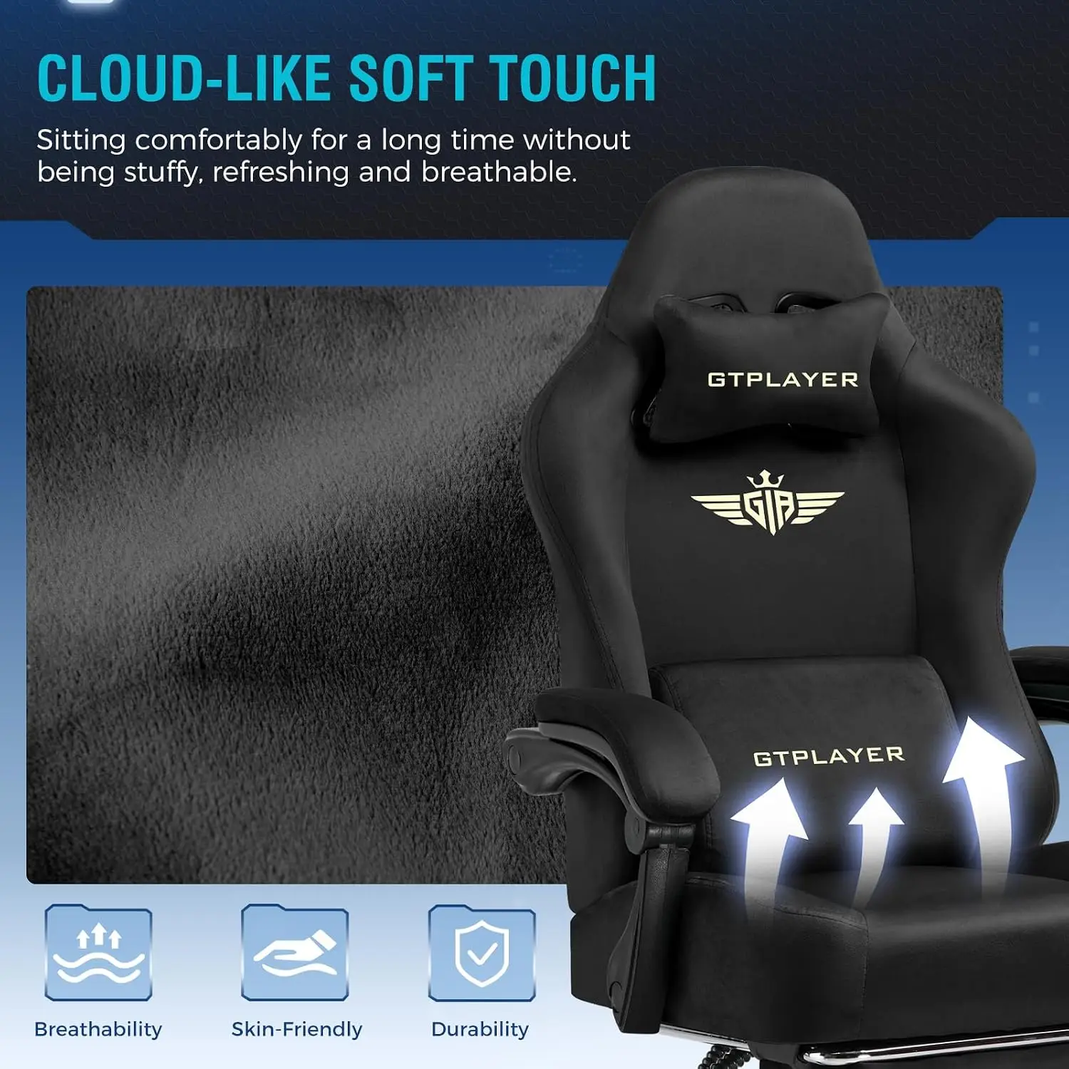 เก้าอี้เกมมิ่งขนาดใหญ่พิเศษพร้ - Gaming Chair Cushion บทวิจารณ์และราคา