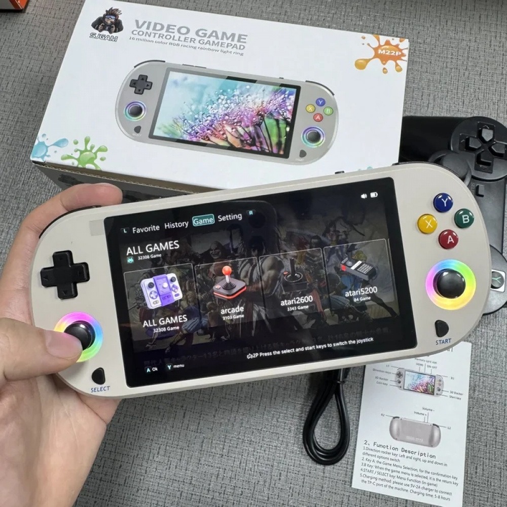เครื่องเล่นเกมพกพา M22 Pro Ret - Gaming Console Under 500 บทวิจารณ์และราคา