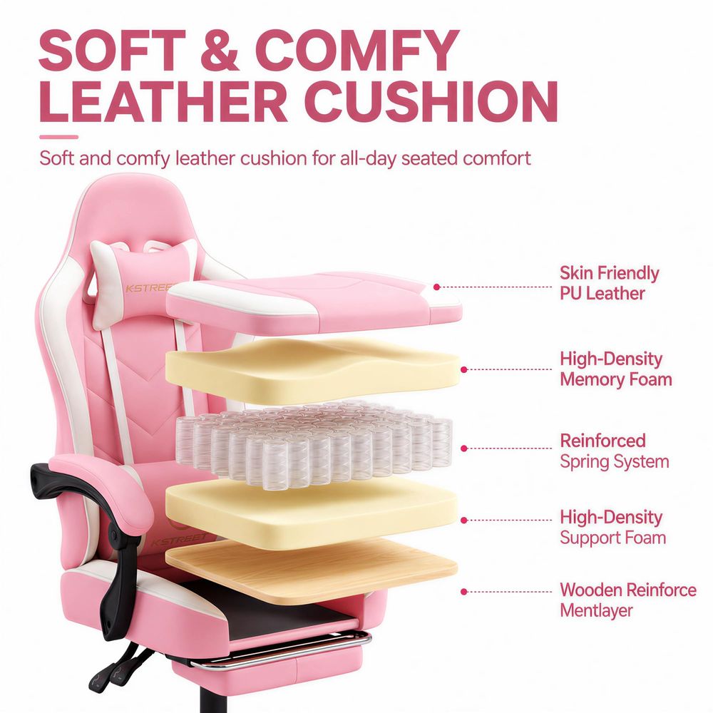 เก้าอี้เล่นเกม เก้าอี้คอมพิวเต - Gaming Chair Cushion บทวิจารณ์และราคา