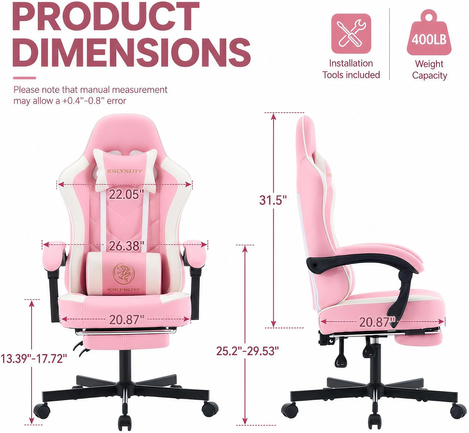 เก้าอี้เกมมิ่งพนักพิงสูงตามหลั - Gaming Chair Cushion บทวิจารณ์และราคา