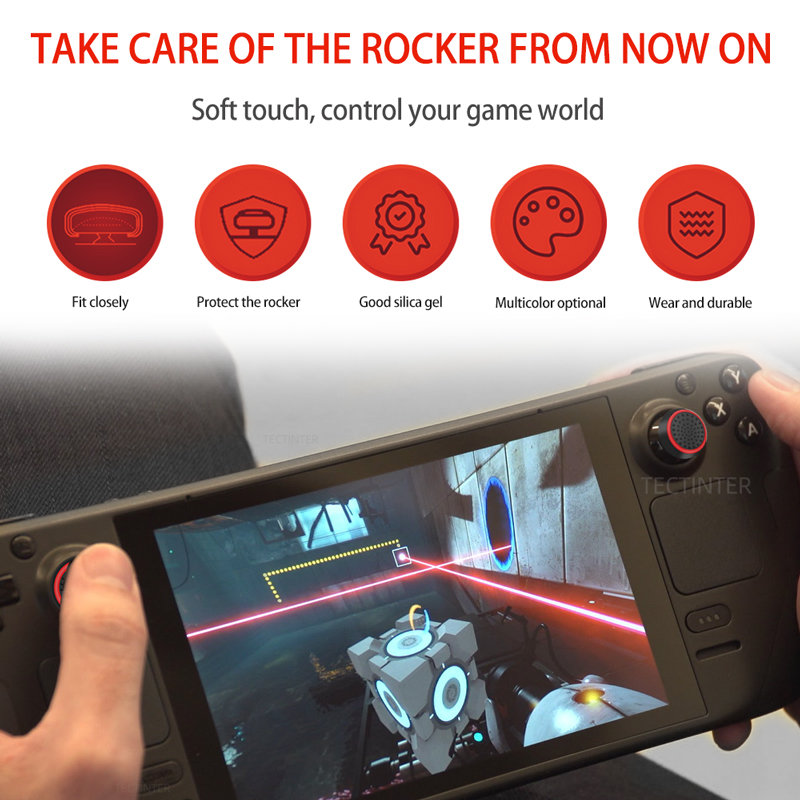 2/4Pcs ซิลิโคน Thumbstick จอยส - Gaming Console Steam Deck บทวิจารณ์และราคา
