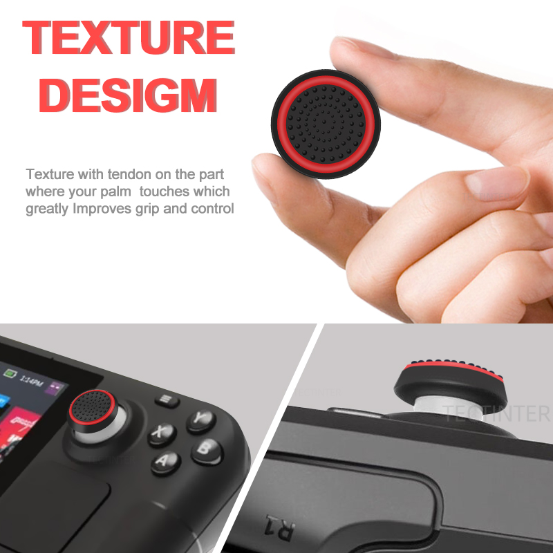 2/4Pcs ซิลิโคน Thumbstick จอยส - Gaming Console Steam Deck บทวิจารณ์และราคา