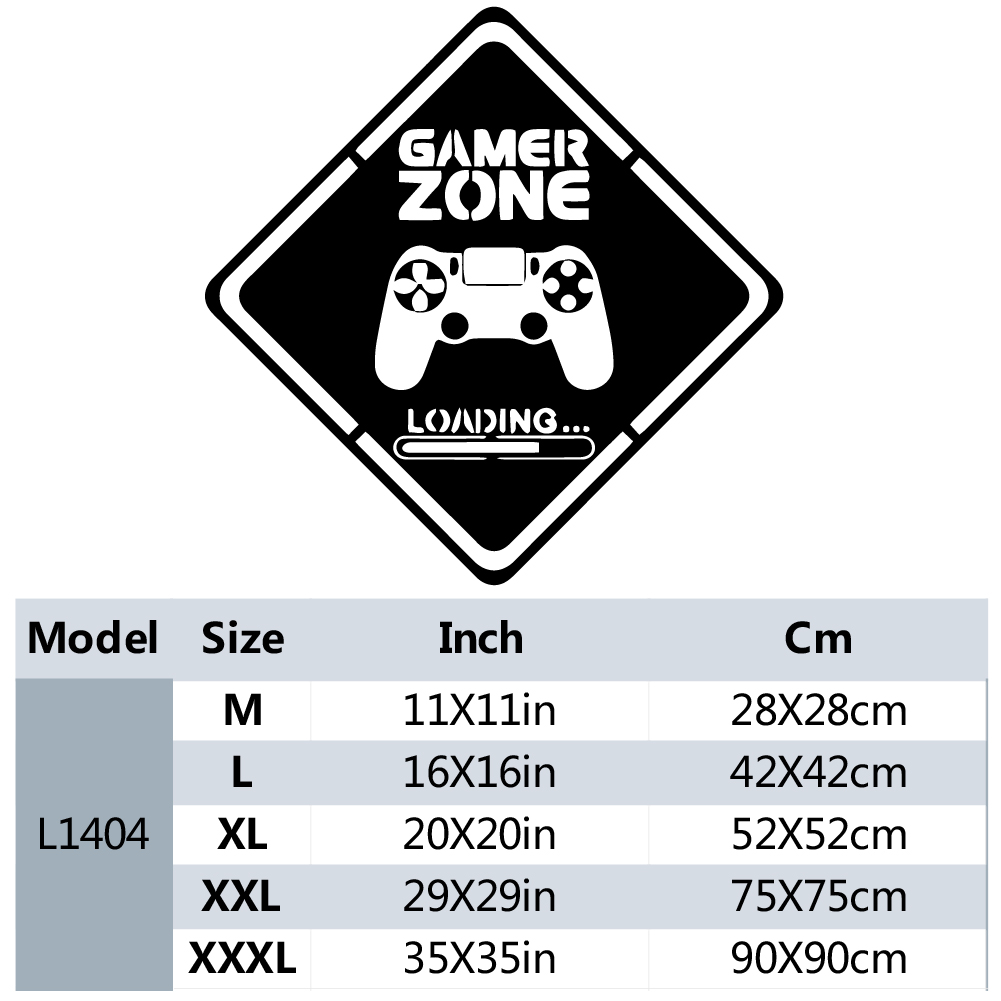 สติกเกอร์ไวนิลติดผนังสำหรับเกม - Gaming Console Room บทวิจารณ์และราคา